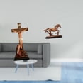thumbnail image 2 of Estatua católica,Colección religiosa de la estatua de la Virgen María,Figura de la cruz de Jesús Escultura católica decoración,Figura de caballo,Escultura de figura de caballo en, 2 of 8