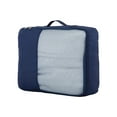 thumbnail image 5 of Travelers Club 3-Piece Rolling Soft Side Travel Luggage Set - Navy Blue Peony, 5 of 18