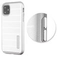 thumbnail image 2 of Apple iPhone 11 Phone Case [Shockproof] Drop-Protection Hard PC Soft Hybrid Impact Heavy Duty Dual Layers Body Protective Textured Anti Slip Armor Rubber Rugged TPU Cover SILVER for Apple iPhone 11, 2 of 2
