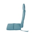 thumbnail image 5 of Aqua Blue Fabric Adirondack Chair Cushion - 48.25” L x 22.25” W - Water-Resistant Outdoor Lounge Cushion for Patio, Deck & Backyard Seating, 5 of 6