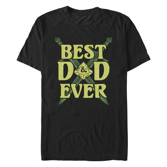 Men's Dungeons & Dragons Best Dad Ever  Graphic T-Shirt
