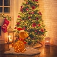 thumbnail image 4 of Luces navideñas para decoración de jardín con diseño de perro salchicha, 4 of 7