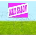 thumbnail image 1 of Nail Salon (18" x 24") Yard Sign, Includes Metal Step Stake, 1 of 6