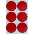 thumbnail image 1 of Royal Green - Round 2" inch Red Sticker 50mm Write on Labels Permanent Adhesive - Two inch Dots - 540 Pack, 1 of 6