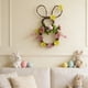 thumbnail image 5 of Easter Bunny Door Wreath Spring Holiday Front Door Decoration Artificial Floral Wreath for Home Party 1 Pc, 5 of 6
