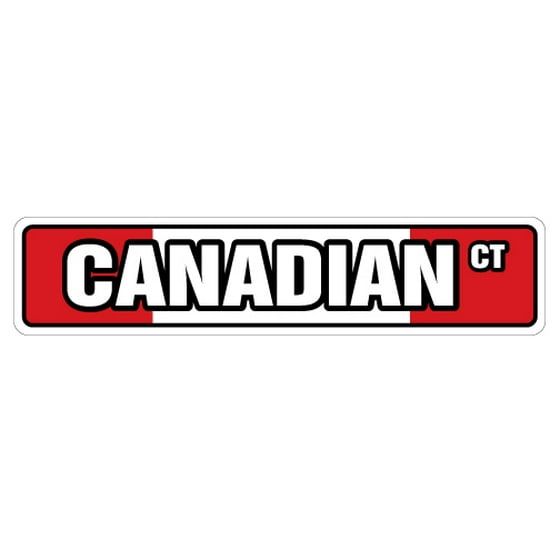 canadian flag street sign canada flags maple leaf hockey yukon