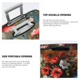 thumbnail image 3 of Fuzoiu Elegant Floral Vase Painting Print Suitcase Cover,Washable Luggage Covers for Suitcase,Elastic Luggage Protector Cover,Scratch Resistant Travel Suitcase Covers-X-Large, 3 of 7