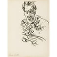 thumbnail image 3 of Hartley, Marsden 11x14 Black Modern Framed Museum Art Print Titled - Self-Portrait, 3 of 5