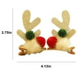 thumbnail image 3 of Fiudx Diadema Navideña, Gorro de Muñeco de Nieve con Cuernos de Reno, Accesorio Navideño de Papá Noel, Decoración Divertida para Fiestas, Temática de Árbol de Navidad, Ideal para Reuniones Familiares, 3 of 6