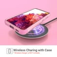 thumbnail image 5 of ULAK Samsung Galaxy S21 Case, 3 in 1 Sturdy Protective Hybrid Shock Absorbent Anti-Scratch Phone Case for S21 5G,  Pink, 5 of 9