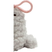 GUND Pusheens Little Sister Stormy Plush Stuffed Cat Backpack Clip, Gray, 5