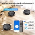 thumbnail image 6 of Hivroo Robot Vacuum Cleaner, Robot Vacuum and Mop Combo with WIFI/Alexa for Carpet, Hardwood & Tile, 6 of 6
