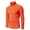 Orange, variant on Oalirro Mens Casual Long Sleeve High Elasticity Mock Turtleneck Bottoms Top Slim Fitted
