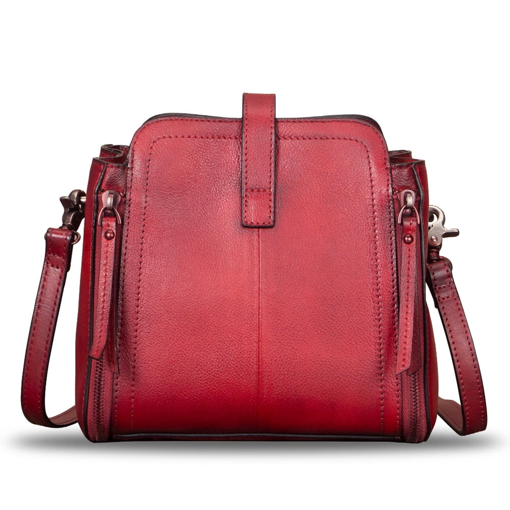Genuine Leather Purses and Handbags for Women Vintage Crossbody Shoulder Bag