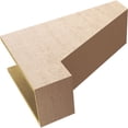 thumbnail image 6 of 10"W x 30"D x 20"H Classic Clemmons Rough Cedar Woodgrain TimberThane Corbel, Primed Tan, 6 of 6
