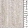 thumbnail image 6 of LUXE WEAVERS Shag Fringed Striped Ivory 5x7 Area Rug for Bedroom, 6 of 8