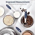 thumbnail image 2 of Frigidaire Stainless Steel Measuring Cups and Spoons, Set of 8, Silicone Handle, 2 of 4