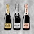 thumbnail image 3 of Aesthete 20x20 Black Modern Framed Museum Art Print Titled - Champagne Set, 3 of 5