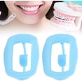 thumbnail image 2 of Abridor de boca interno para mordedura de boca Dental, Retractor de mejillas de silicona, portátil reutilizable (azul), 2 uds., 2 of 5