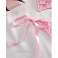thumbnail image 5 of Pink Bustier Floral Lingerie Set, 5 of 5