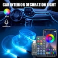 thumbnail image 2 of CHUANK 16 Million Colors RGB Neon LED Car Interior Lighting Kit - Vibrant Music Sync  App & Remote Control  Flexible Ambient Strip Lights for Dashboard  Doors  Center Console Decor with U, 2 of 7