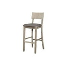 thumbnail image 1 of Atlin Designs Acacia Wood Gray Bar Stool Rectangular 43.5" Unassembled, 1 of 2