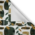 thumbnail image 4 of Ambesonne Leafy Boho Window Valance, Grungy Scandi Leaves Art, 54" X 18", Charcoal Grey Evergreen, 4 of 4