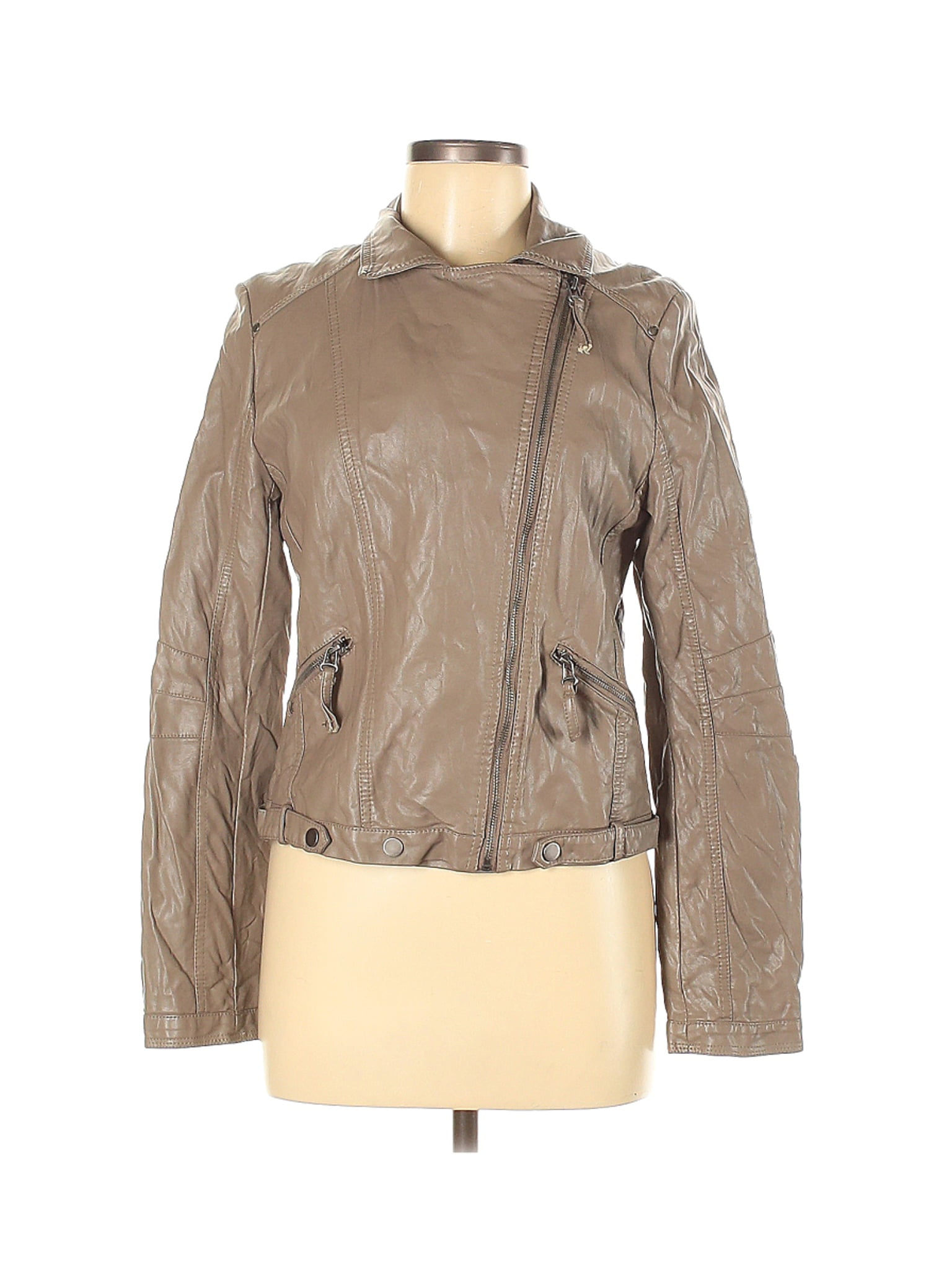 Bagatelle - Pre-Owned Bagatelle Women's Size 8 Faux Leather Jacket ...