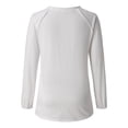thumbnail image 5 of Holzkary Football Sweatshirts for Women Game Day Heart Football Graphic Hoodies Pullover Crew Neck Long Sleeve Mom Shirts Rugby Sportswear with Distinctive Print Top Rugby Heart Print T Shirt White Xl, 5 of 5