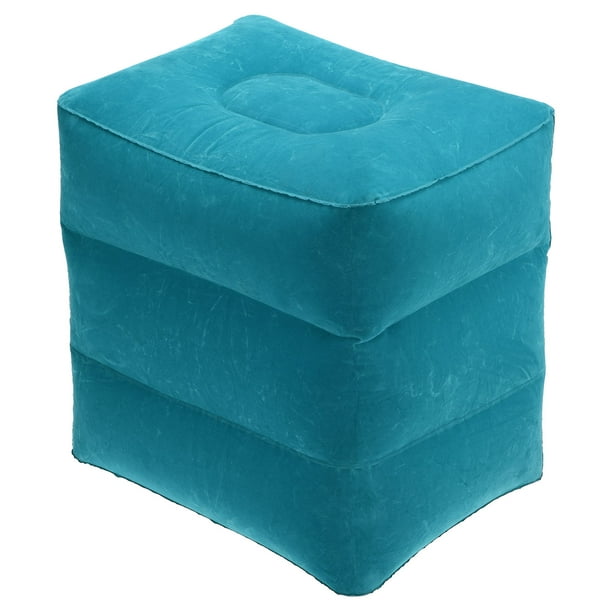 Uxcell Travel Foot Rest Pillow, Adjustable 3 Layers Height for Airplane