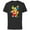 Black, variant on The Simpsons Marge Homer Bart Lisa Maggie Holiday - Short Sleeve Cotton T-Shirt for Adults - Customized-Yellow