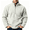 White,#020, variant on Mens Flannel Quarter Zip Casual Jacket Pullover Fleece Fall Winter Outwear,S