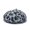 Grey, variant on Ladies Fashion Rabbit Beret Print Leopard Painter Hat Warm Bud Cap Gray