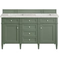 thumbnail image 6 of James Martin Vanities 650-V60d-3Ejp Brittany 60" Double Basin Poplar Wood Vanity Set -, 6 of 7