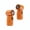 Orange, variant on High-Speed Handheld Fan with Ice Cooling, 100-Speed Adjustable Turbo Fan, 3000mAh Rechargeable Portable Fan with Digital Display, Personal Cooler for Travel, Makeup & Outdoors