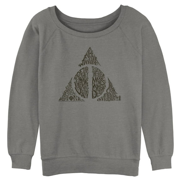 Junior's Harry Potter Deathly Hallows Secret  Sweatshirt