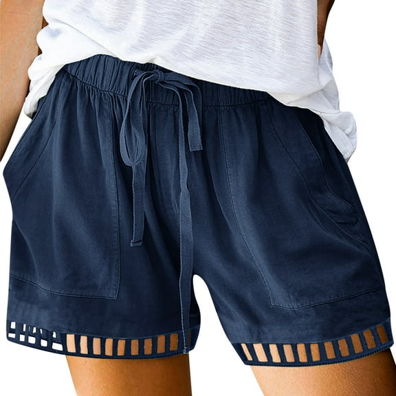 Shorts Womens Clearance Fashion Women's Sports Shorts Summer Casual Loose Print High Waisted Shorts