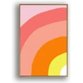 thumbnail image 3 of IDEA4WALL Framed Canvas Prints Wall Art Pink, Orange & Yellow Spiral Gradient for Living Room, Bedroom, Office Ready to Hang - 16x24 inches, 3 of 4