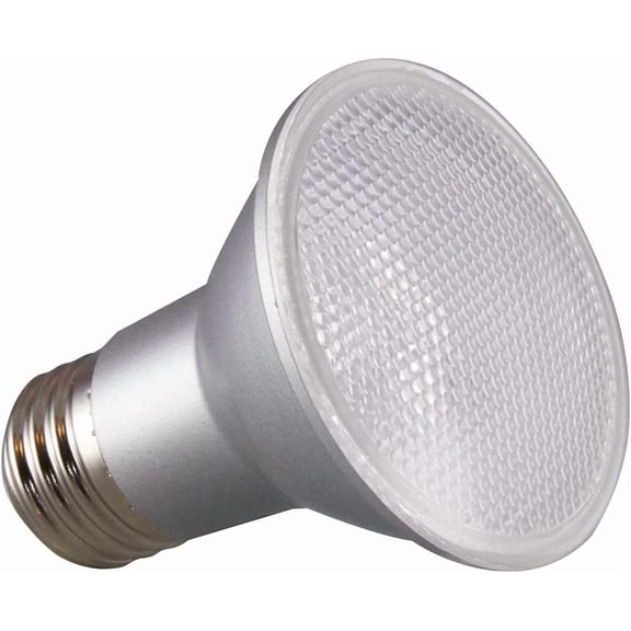 SATCO S29408 PAR20 LED Bulb 6.5W 120V E26 Medium Base 4000K CA Compliant Dimmable (6 Bulbs)