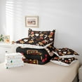 thumbnail image 6 of Castle Fairy Gingerbread Man Girl 7-Piece Twin Bedding Sets,Candy Canes Bedding Comforter Set,Happy New Year Breathable Sheet Sets,Breathable Home Decor, 6 of 8