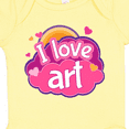 thumbnail image 4 of Inktastic Artist I Love Art Girls Baby Bodysuit, 4 of 5