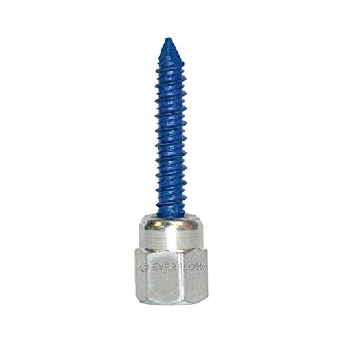 Sammys 8059957-25 Vertical Anchor Super Screw with 3/8 in. Threaded Rod Fitting, 5/16 x 1 3/4, for for Concrete, 25 Piece