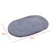 thumbnail image 5 of Monstrate Alfombrilla antideslizante para baño, alfombra para puerta ovalada de terciopelo ártico, absorbente y resistente al desgaste, alfombrilla Juegos de accesorios de baño plata gris Monstrate HA0065-09, 5 of 6