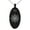 Black, variant on Stainless Steel Nautical Chaim Compass Engraved Small Oval Charm Pendant Necklace