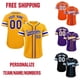 thumbnail image 2 of Camiseta de béisbol personalizada, camiseta de equipo, impresión de nombre personal, número, rayas, ropa deportiva de hip hop, camiseta de béisbol personalizada para hombres, mujeres y niños, 2 of 4