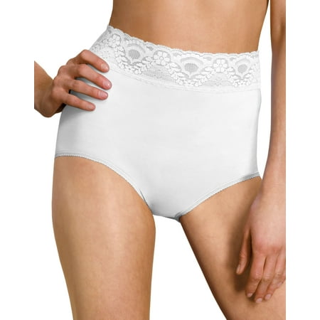 Bali Lacy Skamp Women`s Brief Panty - Best-Seller, 2744, 6, Tranquil (Best Stay Cool Underwear)