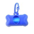 thumbnail image 2 of Flmtop Storage Container Bone Shaped Easy to Carry Plastic Pet Waste Bags for Outdoor Blue, 2 of 9