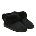 thumbnail image 3 of Fireside By Dearfoams Women's Perth Genuine Shearling Foldover Boot, 3 of 7