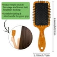 thumbnail image 4 of Fruit Lemons Hair Brush Detangler Brush with Nylon Bristle for Thick Curly Thin Long Short Wet or Dry Hair Adds Shine and Makes Hair Health Paddle Hairbrush for Women Men, 4 of 6
