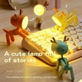 thumbnail image 2 of OUSITAID Mini Cartoon Animals LED Desk Lamp Portable Adjustable Cute Dog Night Light, 2 of 7